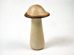 LV-3408 Holly & Live Oak Mini Wooden Mushroom Box, Pill Box, Needlecase-SCREW CAP