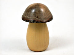 LV-3462 French Boxwood & Live Oak Mushroom Threaded Box, Pill Holder, Secret Compartment