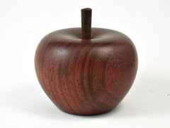 LV-3334  Apple Salt Shaker, Secret Compartment from African Padauk & Ironwood