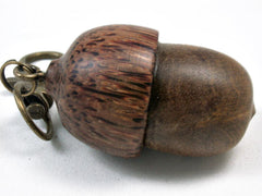 LV-3425 Acorn Pendant Box, Charm, Pill Holder from Nagusta Burl & Red Palm-SCREW CAP