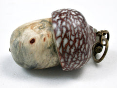 LV-3440 Acorn Pendant Box, Pill Fob from Buckeye Burl & Betel Nut-SCREW CAP