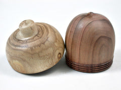 LV-3362 Japanese Sugi & Pagoda Tree Acorn Box, Jewelry, Keepsake Box-SCREW CAP