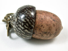 LV-3161 Acorn Pendant Box, Pill Fob from Cherry Burl & Betelnut-SCREW CAP