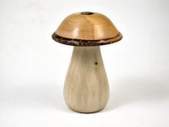 LV-3195 Holly & Wisteria Wooden Mushroom Trinket Box, Pill, Jewelry Box-THREADED