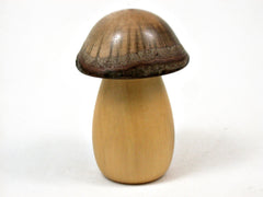 LV-3462 French Boxwood & Live Oak Mushroom Threaded Box, Pill Holder, Secret Compartment