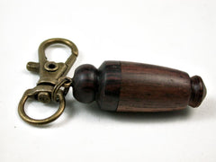 LV-3041 East Indie Rosewood & Camatillo Pendant Bead, Secret Compartment, Barrel Bead-SCREW CAP