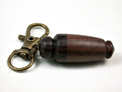 LV-3041 East Indie Rosewood & Camatillo Pendant Bead, Secret Compartment, Barrel Bead-SCREW CAP