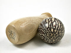 LV-3150 Persimmon & Betel Nut Mushroom Box, Pill Holder-THREADED