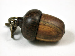 LV-2718 Chittum Wood & Black Palm Acorn Pendant Box-SCREW CAP