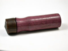 LV-3060 Purpleheart & Lignum Slim Box, Toothpick Holder, Needle Case-SCREW CAP