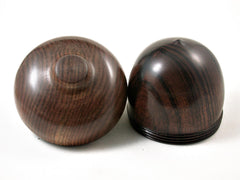 LV-3162  Desert Ironwood & Chechen  Wooden Acorn Pill Box, Jewelry Box -SCREW CAP