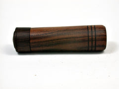 LV-2609 Texas Ebony & Mun Ebony Slim Box, Toothpick Holder, Needle Case-SCREW CAP