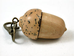 LV-2687 Masur Birch & Palm Nut Pendant Acorn, Charm, Secret Compartment, Pill Fob -SCREW CAP