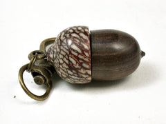LV-2935 Acorn Pendant Box, Cremation Jewelry from Cocuswood & Betelnut-SCREW CAP