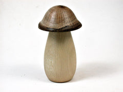 LV-3028 Holly & Live Oak Wooden Mushroom Trinket Box, Pill, Jewelry Box-THREADED
