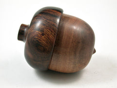 LV-3143 Hawaii Sandalwood & Arizona Ironwood Acorn Pill Box, Jewelry, Engagement Ring Box-SCREW CAP