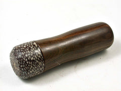 LV-3047 Lignum Vitae & Betelnut Slim Pill Box, Toothpick Holder, Needle Case-SCREW CAP