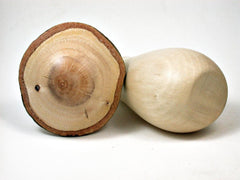 LV-2950 Holly & Live Oak Wooden Mushroom Trinket Box, Pill, Jewelry Box-THREADED