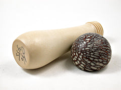 LV-3155 Holly & Betel Nut Mushroom Box, Needlecase, Pill Holder-THREADED
