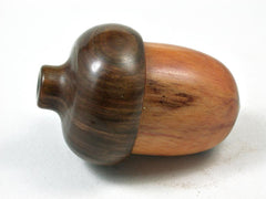 LV-3018 Raja Kayu with Lignum Vitae Acorn Wooden Pill Holder, Ring Box, -SCREW CAP
