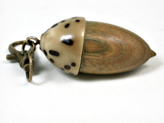 LV-2948 Acorn Pendant Box, Compartment Jewelry from Verawood & Palm Nut-SCREW CAP