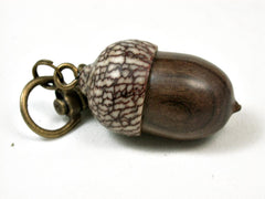 LV-2935 Acorn Pendant Box, Cremation Jewelry from Cocuswood & Betelnut-SCREW CAP
