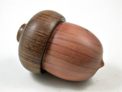LV-3140 Aromatic Cedar & Chechen Acorn Pill Box, Jewelry, Engagement Ring Box-SCREW CAP
