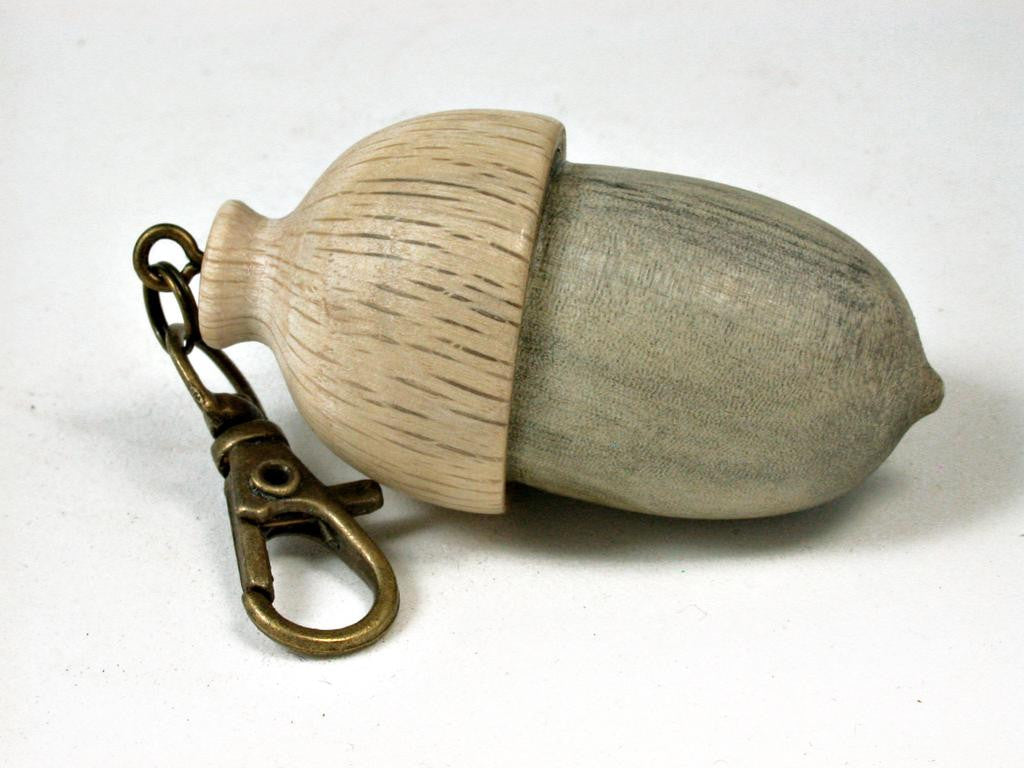 LV-2720 California Buckeye & Live Oak Acorn Pendant Box, Bag Charm, Keychain-SCREW CAP