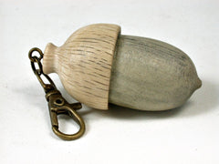 LV-2720 California Buckeye & Live Oak Acorn Pendant Box, Bag Charm, Keychain-SCREW CAP