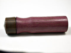 LV-3060 Purpleheart & Lignum Slim Box, Toothpick Holder, Needle Case-SCREW CAP