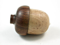 LV-2601 Incense Cedar Burl & Chechen Acorn Trinket Box, Jewelry Box-SCREW CAP