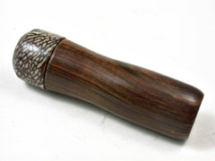 LV-3047 Lignum Vitae & Betelnut Slim Pill Box, Toothpick Holder, Needle Case-SCREW CAP