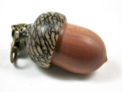 LV-3173 Manzanita & Betel Nut Acorn Pendant Box, Charm, Pill Holder-SCREW CAP