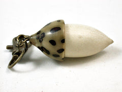 LV-2706 Holly & Palm Nut Acorn Pendant Box-SCREW CAP