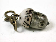 LV-2708 Buckeye Burl & Palm Nut Acorn Pendant Box-SCREW CAP