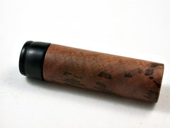 LV-2605 Figured Koa with Ebony Wooden Slim Box, Toothpick Holder, Needle Case-SCREW CAP