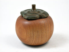 LV-3024 Persimmon Threaded Box from Chakte Viga & Verawood-SCREW CAP