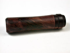 LV-2679 Sal Burl & Ironwood Slim Box, Toothpick Holder, Needle Case-SCREW CAP
