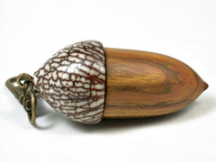 LV-2936 Acorn Pendant Box, Compartment Jewelry from Chittum & Betelnut-SCREW CAP