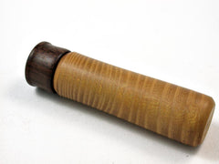 LV-2613 Osage Orange & Partridgewood Slim Pill Box, Cash Stash, Needle Case-SCREW CAP
