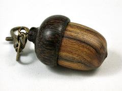 LV-2718 Chittum Wood & Black Palm Acorn Pendant Box-SCREW CAP