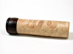 LV-2678 Box Elder Burl & Ironwood Slim Box, Toothpick Holder, Needle Case-SCREW CAP