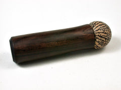 LV-2676 Mun Ebony & Betelnut Slim Box, Toothpick Holder, Needle Case-SCREW CAP