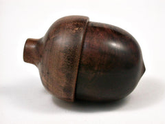 LV-2651 Milo Burl & Curly Koa Wooden Acorn Jewelry Box, Pill Box, Trinket Box-SCREW CAP