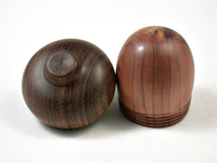 LV-3140 Aromatic Cedar & Chechen Acorn Pill Box, Jewelry, Engagement Ring Box-SCREW CAP