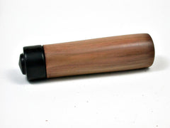 LV-2648 Japanese Sugi & Ebony Slim Box, Toothpick Holder, Needle Case-SCREW CAP