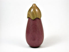 LV-2892 Purpleheart & Verawood Eggplant Trinket Box, Needle Case, Jewelry Box-THREADED