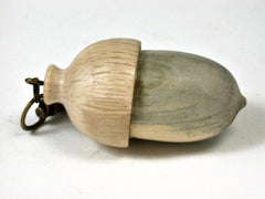 LV-2720 California Buckeye & Live Oak Acorn Pendant Box, Bag Charm, Keychain-SCREW CAP
