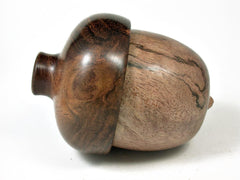 LV-2741 Papaturro Burl & Rosewood Acorn Jewelry, Ring Box, Pill Box-SCREW CAP