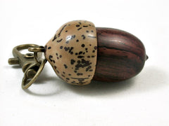 LV-3003 Camatillo & Yolillo Palm Nut Acorn Box, Pill Holder, Compartment Pendant-SCREW CAP